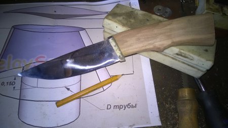 Как сделать проект ножа.